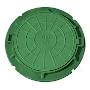 Люк тип ЛМ "Садовый" 760*580*50&nbsp;&nbsp;зеленый